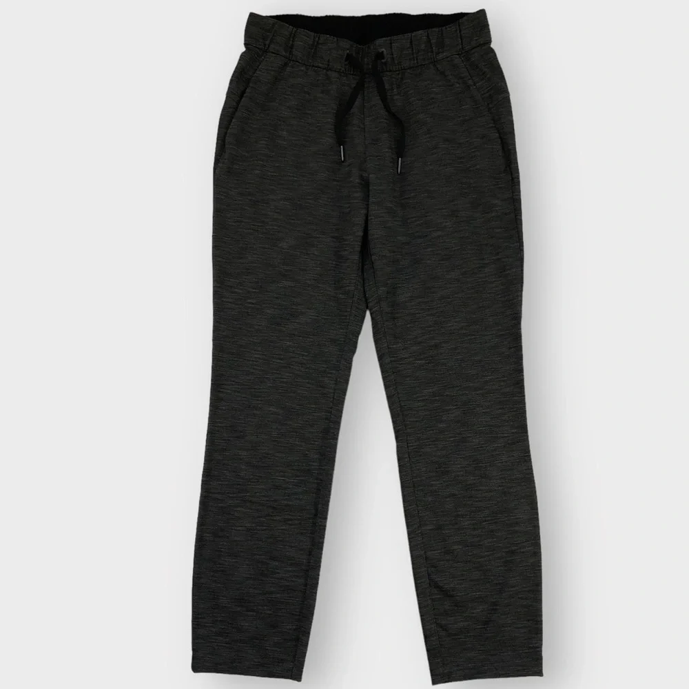Lululemon, On The Fly Pant, Heathered Black, Size 4 - Picture 3 of 12